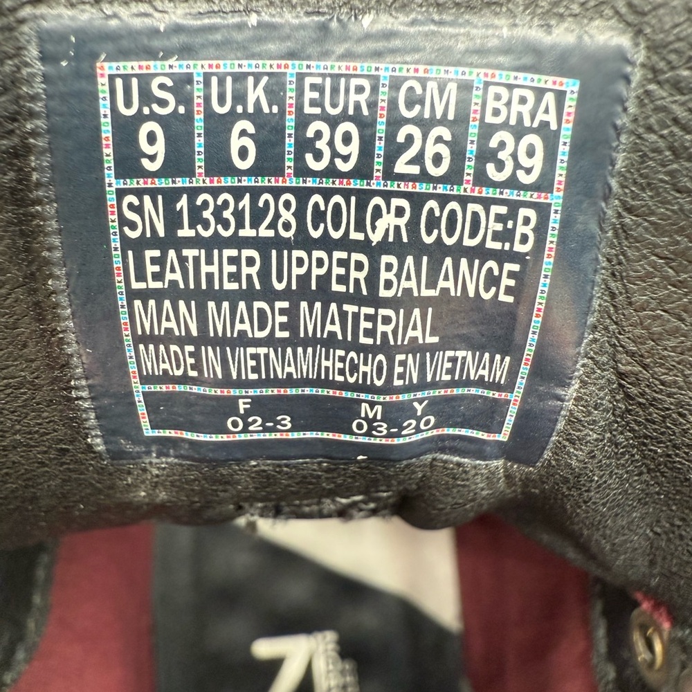 Mark Nason Skechers Lumber Jill Black Leather Combat Boots Women 9 - Picture 4 of 16